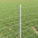 Fence and Post Silver 0.4 x 50 m Steel 3336207