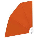 Collapsible Balcony Side Awning Terracotta 210x210 cm 41579