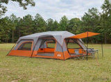 Instant Tent Grey and Orange 10-Person 42017489