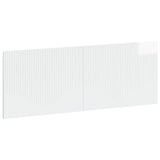 Wall-Mounted Headboard HOORN High Gloss White Engineered Wood 897399