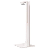 Outdoor Shower 210 cm Solid Pine Wood and Stainless Steel White 886357