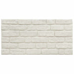 ZNTS 3D Wall Panels with White Brick Design 10 pcs EPS 147203