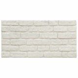 ZNTS 3D Wall Panels with White Brick Design 10 pcs EPS 147203