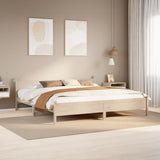 Bed Frame without Mattress 180x200 cm Super King Solid Wood Pine 855582
