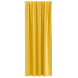Blackout Curtains with Rings 2 pcs Mustard Yellow 245 x 140 cm 4107506
