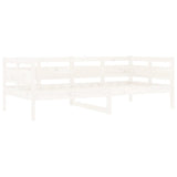 Day Bed without Mattress White Solid Wood Pine 90x190 cm Single 820308