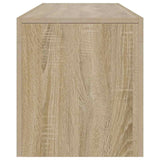 TV Cabinet with LED Lights Sonoma Oak 140x36.5x40 cm 804367