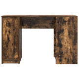 Desk Smoked Oak 120x42x76 cm Engineered Wood 861818