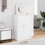 Shoe Cabinet White 60x35x92 cm Engineered Wood 808927