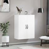 Wall Mounted Cabinet White 69.5x34x90 cm Engineered Wood 834978