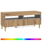 LED TV Cabinet Artisan Oak Engineered Wood 897214