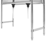 ZNTS Kitchen Sink Double Basin Stainless Steel 144291