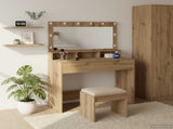 Dressing Table Artisan Oak 100 x 41 x 135 cm Engineered Wood 865108