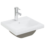 4 Piece Bathroom Furniture Set Concrete Grey Engineered Wood 3324898