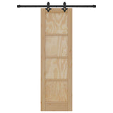Sliding Door ORKDAL Natural 61 x 198.5 cm Solid Pine Wood 3445539
