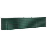 Garden Raised Bed Green 400 x 80 x 81 cm Steel 42008122