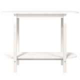 Console Table White 110x40x80 cm Solid Wood Pine 822298