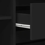 Sideboard with Drawer Black 120 x 41 x 75 cm Engineered wood 3333907