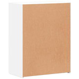 File Cabinet White 60x32x77.5 cm Engineered Wood 840765