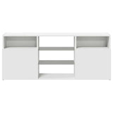 TV Cabinet with LED Lights White 120x30x50 cm 804301