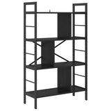 Bookshelf Black Oak 75 x 30 x 123.5 cm Engineered Wood 883964