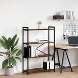 Bookshelf Smoked Oak 80 x 30 x 120 cm Engineered Wood 868421