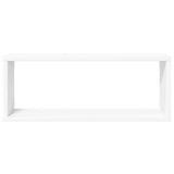 Wall Cube Shelf 4 pcs White 60x15x23 cm Engineered Wood 807134