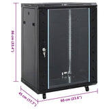 15U Network Cabinet 19" IP20 Black 60x45x86 cm 3307629