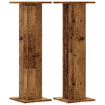 Plant Stands 2 pcs Old Wood 30x30x95 cm Engineered Wood 3307880
