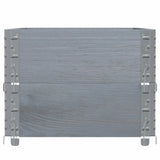 Garden Planter Grey 100x50 cm Solid Wood Pine 3295393