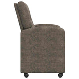 Dining Chairs with Wheels 2 pcs Dark grey 57 x 67 x 95 cm 42017845