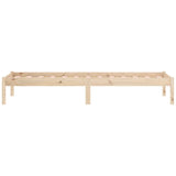Bed Frame without Mattress 100x190 cm Solid Wood Pine Twin 822457