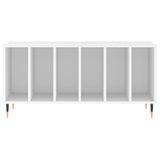 Record Cabinet White 100x38x48 cm Engineered Wood 831740