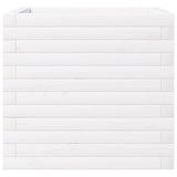 Garden Planter White 50x50x46 cm Solid Wood Pine 3282405