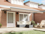 Retractable Awning Beige 400 x 200 cm Fabric 3329862