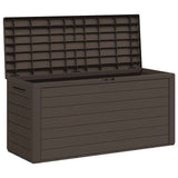 49443 Garden Storage Box Brown 116x44x55 cm