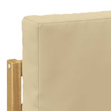 Outdoor Sofa Set 7 pcs White Solid Acacia Wood 3386963