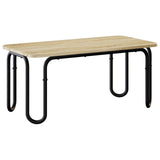 Coffee Table Sonoma Oak 100 x 50 x 45 cm Engineered Wood 8007724
