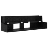 Studio Desk Black Oak 152 x 40 x 19.5 cm Engineered Wood 8006669