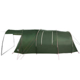 Tunnel Tent 4-Person Green and White 740 x 370 x 220 cm 42004035
