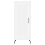 Highboard White 34.5x34x180 cm Engineered Wood 3199505