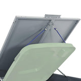 Wheelie Bin Storage for Single Bin Grey 69x79x117 cm Steel 4008428