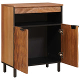 Sideboard Acacia Brown Finish 60 x 33 x 75 cm Solid Mango Wood 4017925
