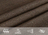 Sunshade Sail 160 g/m Brown 6x7 m HDPE 311799