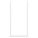 Bar Table Legs U-Shaped 2 pcs White 50x cm Steel 4013221