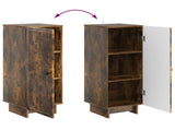 Sideboard Smoked Oak 33 x 34.5 x 90 cm Engineered Wood 893910