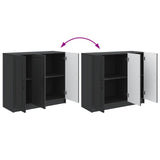 Sideboard Black 89 x 34.5 x 77 cm Engineered Wood 895796