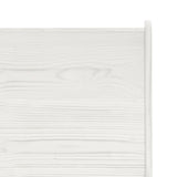 Corner Bench REINE 151 cm White Solid Wood Pine 327247