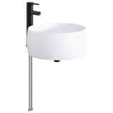 Bathroom Wash Basin Matte Black 38.5 x 38.5 x 16 cm Metal 890239