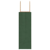 Paper Bags 250 pcs with Handles Green 26x12x35 cm 4101730